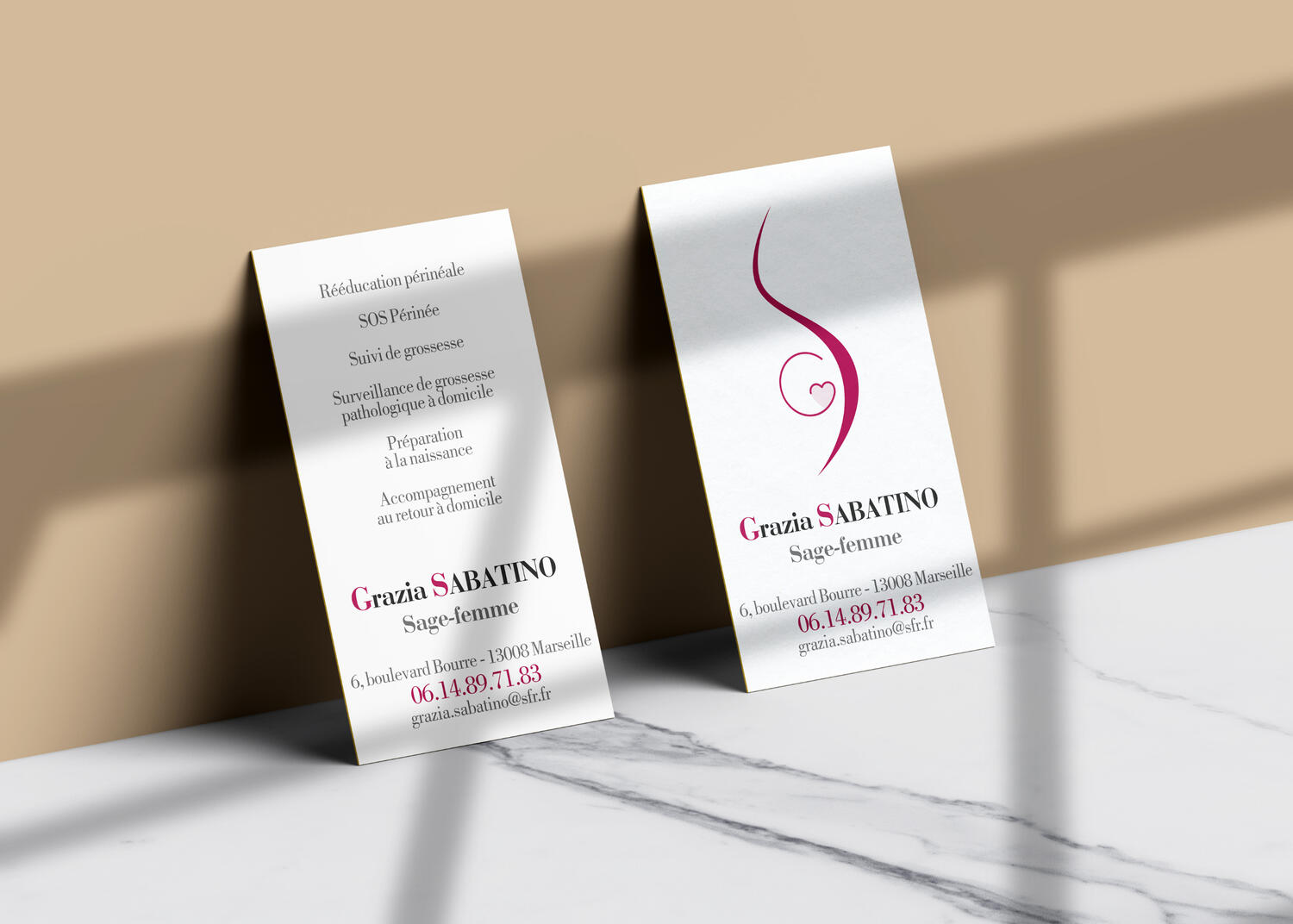 Poster for an event called "La grande parade maritime", written in a paper cut style imitating a sail, sea as the background